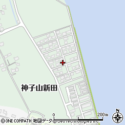 大分県宇佐市神子山新田39-50周辺の地図