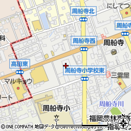 ウエルシア　福岡周船寺店周辺の地図