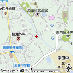 福岡県田川郡添田町添田1672周辺の地図