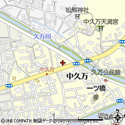 高知県高知市中久万223-1周辺の地図