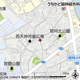 サーパス竹下駅前管理事務室周辺の地図