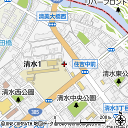 ヨコトク株式会社　福岡営業所周辺の地図