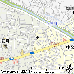 高知県高知市中久万291周辺の地図