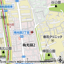 ロイヤルコンフォートロコ六本松周辺の地図