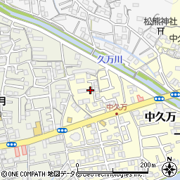 高知県高知市中久万292周辺の地図
