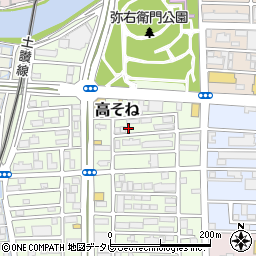 高知県高知市高そね15-30周辺の地図