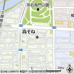 高知県高知市高そね15-25周辺の地図