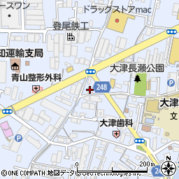 ラーメン自由軒　大津店周辺の地図