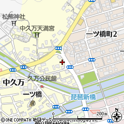 高知県高知市中久万56周辺の地図