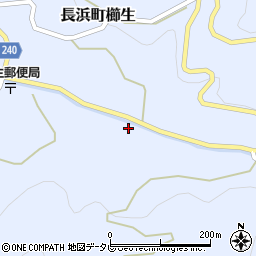 愛媛県大洲市長浜町櫛生202周辺の地図