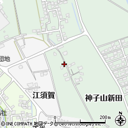 大分県宇佐市神子山新田125周辺の地図