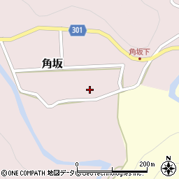 徳島県海部郡海陽町角坂天神後13周辺の地図