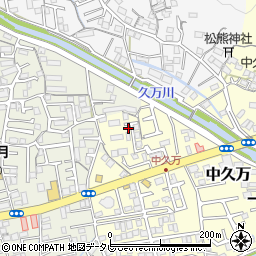 高知県高知市中久万292-12周辺の地図