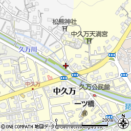 高知県高知市中久万201周辺の地図