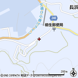 愛媛県大洲市長浜町櫛生378周辺の地図