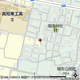 高知県南国市篠原1494周辺の地図