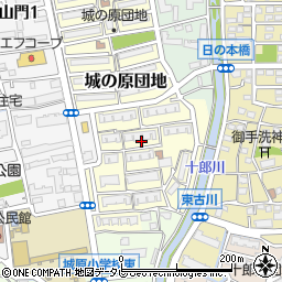 福岡県福岡市西区城の原団地4周辺の地図
