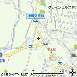 ファミリーマート桂川土師店周辺の地図