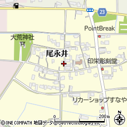 大分県宇佐市尾永井周辺の地図