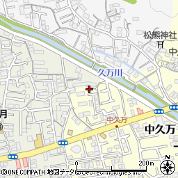 高知県高知市中久万292-11周辺の地図