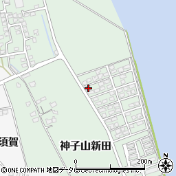 大分県宇佐市神子山新田39-28周辺の地図