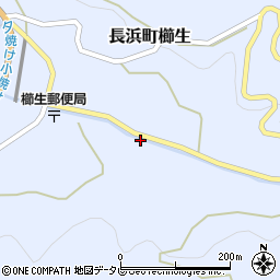 愛媛県大洲市長浜町櫛生193周辺の地図