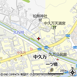 高知県高知市中久万200周辺の地図