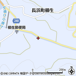 愛媛県大洲市長浜町櫛生169周辺の地図