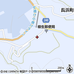 愛媛県大洲市長浜町櫛生154周辺の地図