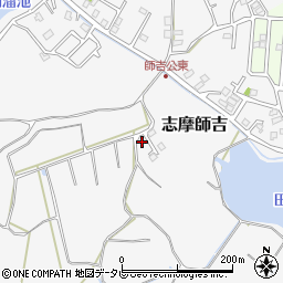 福岡県糸島市志摩師吉1580-7周辺の地図