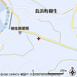 愛媛県大洲市長浜町櫛生198周辺の地図