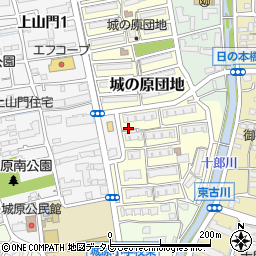福岡県福岡市西区城の原団地周辺の地図