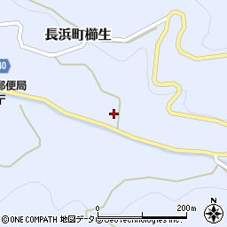 愛媛県大洲市長浜町櫛生乙153周辺の地図