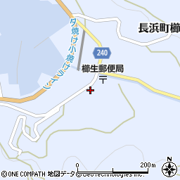 愛媛県大洲市長浜町櫛生176周辺の地図