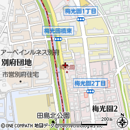 福岡県福岡市中央区梅光園団地4周辺の地図