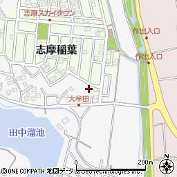 福岡県糸島市志摩師吉281-2周辺の地図