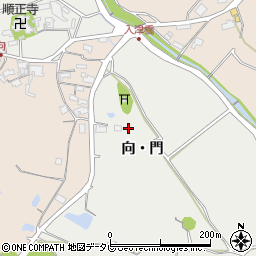 大分県豊後高田市向・門556-1周辺の地図