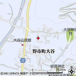 高知県香南市野市町大谷周辺の地図