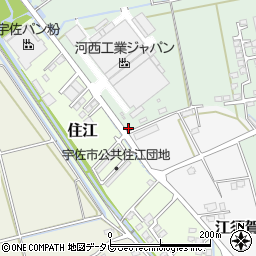 大分県宇佐市神子山新田198周辺の地図