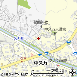 高知県高知市中久万198周辺の地図