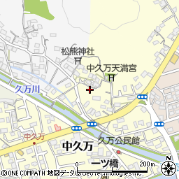 高知県高知市中久万181周辺の地図