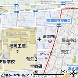 福岡県福岡市早良区荒江2丁目7-26周辺の地図