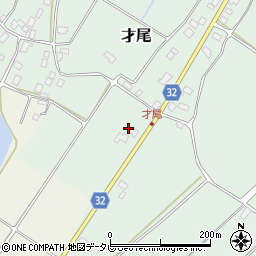 福岡県豊前市才尾4周辺の地図