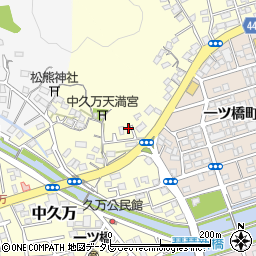 高知県高知市中久万84周辺の地図