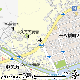 高知県高知市中久万86周辺の地図