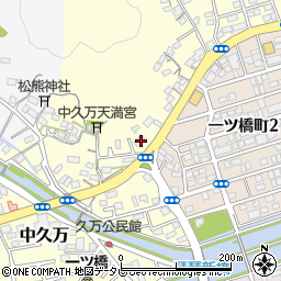 高知県高知市中久万86周辺の地図