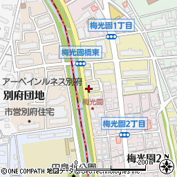 福岡県福岡市中央区梅光園団地5周辺の地図