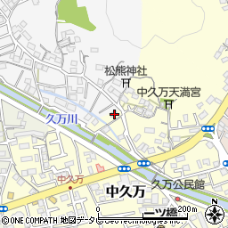 高知県高知市中久万207周辺の地図