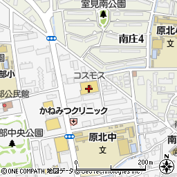 ドラッグストアコスモス小田部店周辺の地図