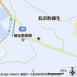 愛媛県大洲市長浜町櫛生乙160周辺の地図